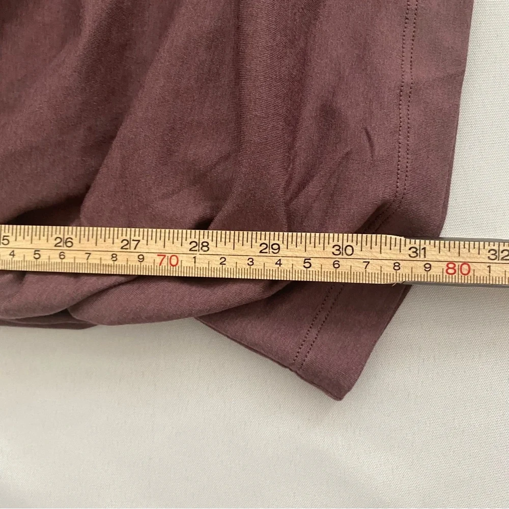 Vuori Women’s Halo Essential Dress SMALL Long Sleeve Elderberry Heather NWT - Picture 7 of 8